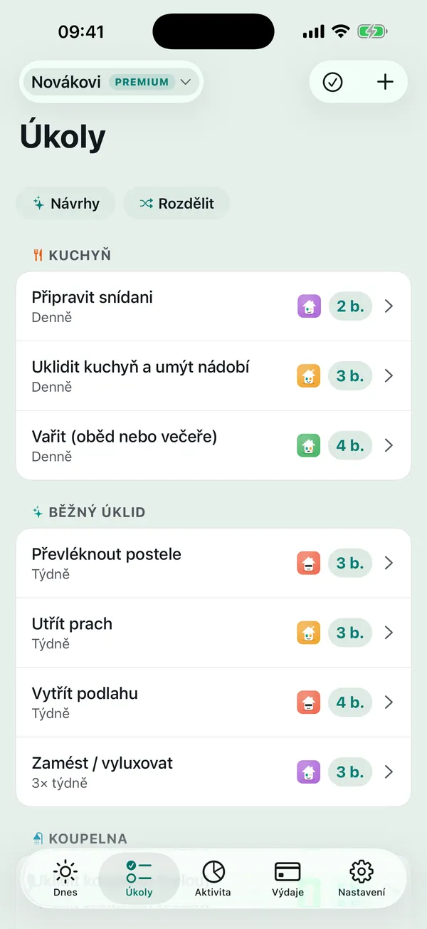 Úkoly na týden