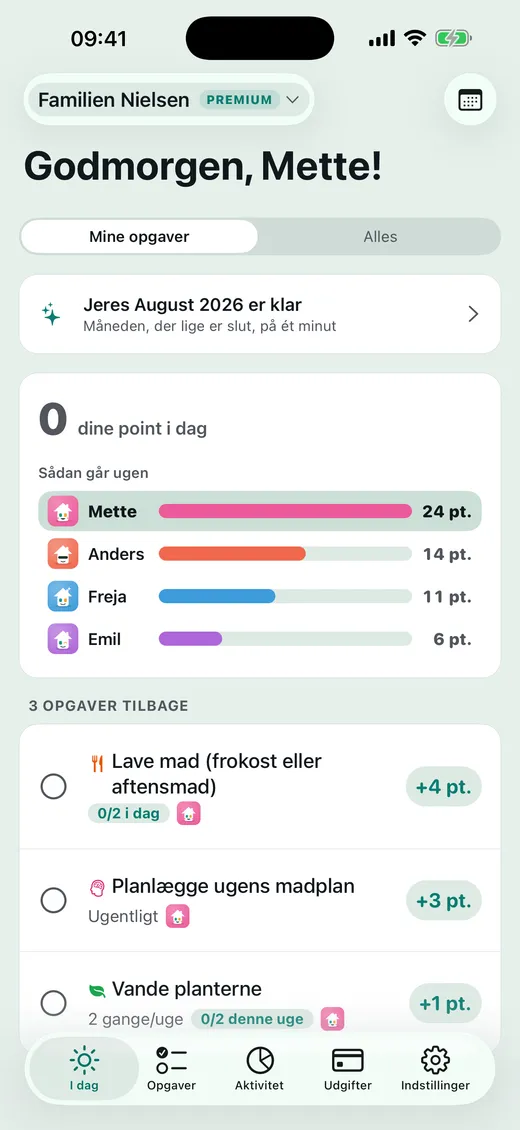 Hvad står der på i dag?