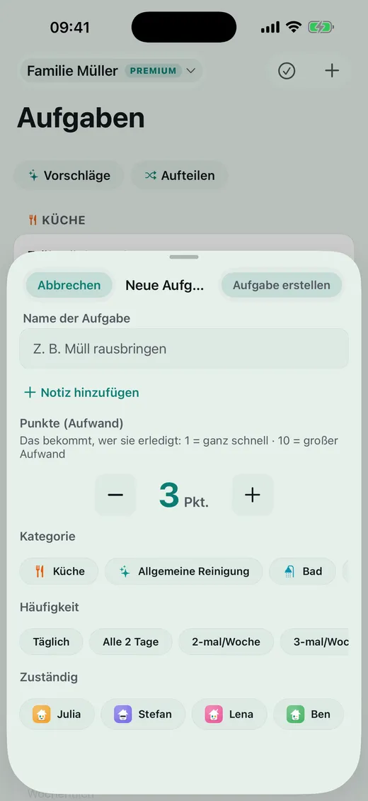 Wie viele Punkte ist eine Aufgabe wert?