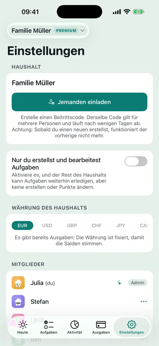 Code teilen, und alle sind dabei.