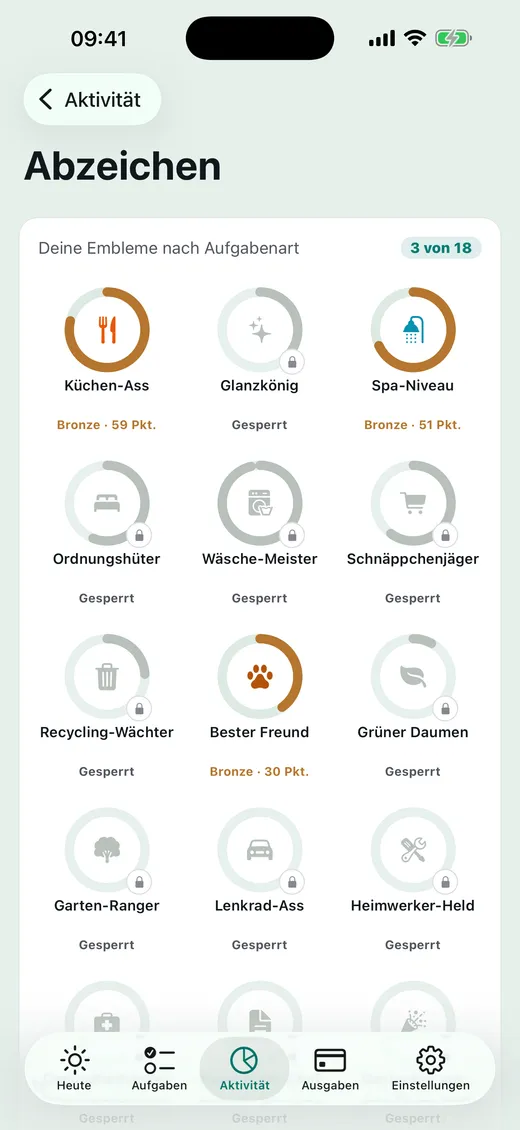 Medaillen verdient man zu Hause.