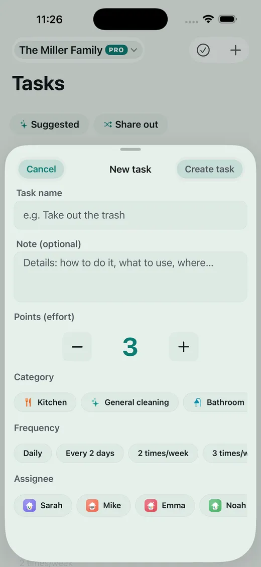 How much is each task worth?