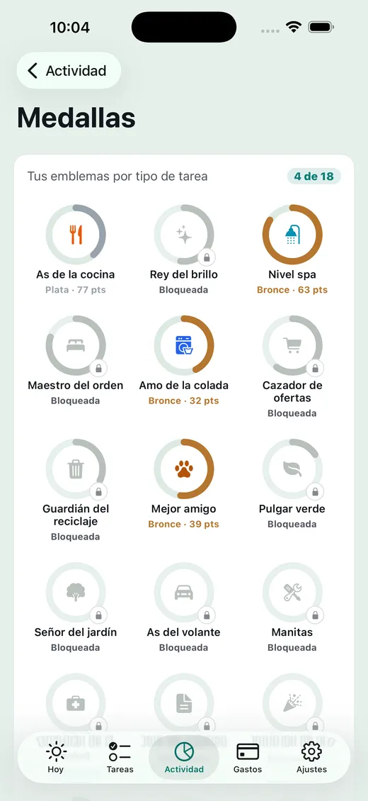Las medallas se ganan en casa.