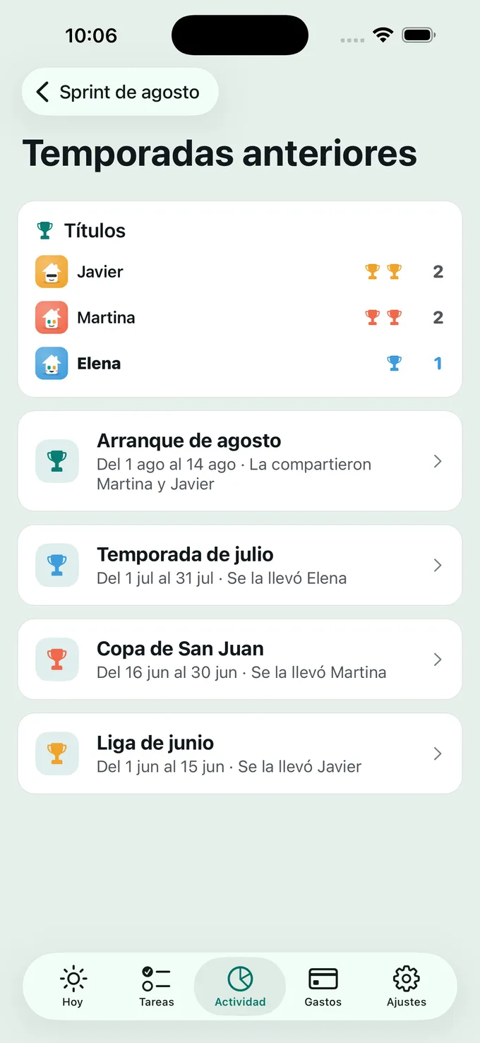 Las copas se quedan en casa.