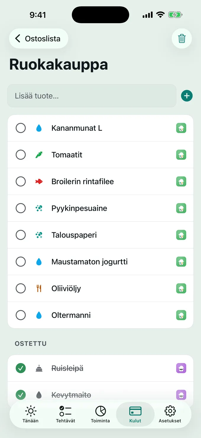 Kuka lähtee kauppaan?