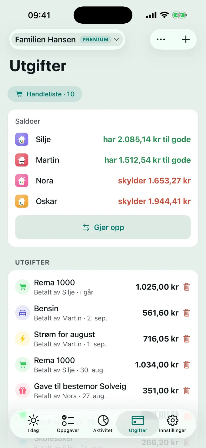 Hvem betaler hva?