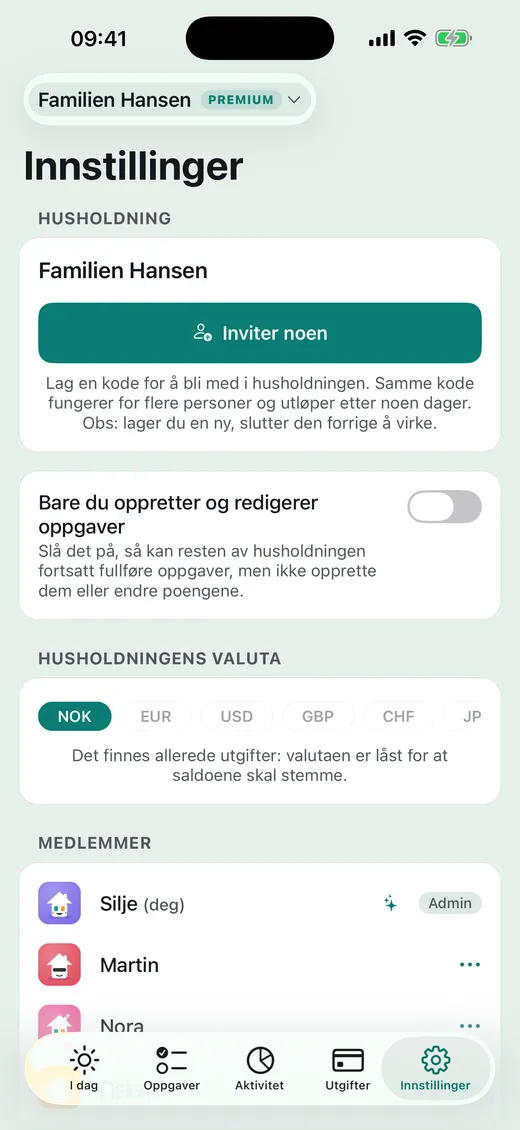 Del en kode, og alle er med.