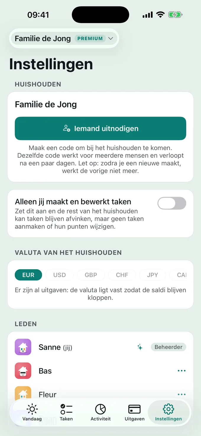 Deel een code en iedereen doet mee.