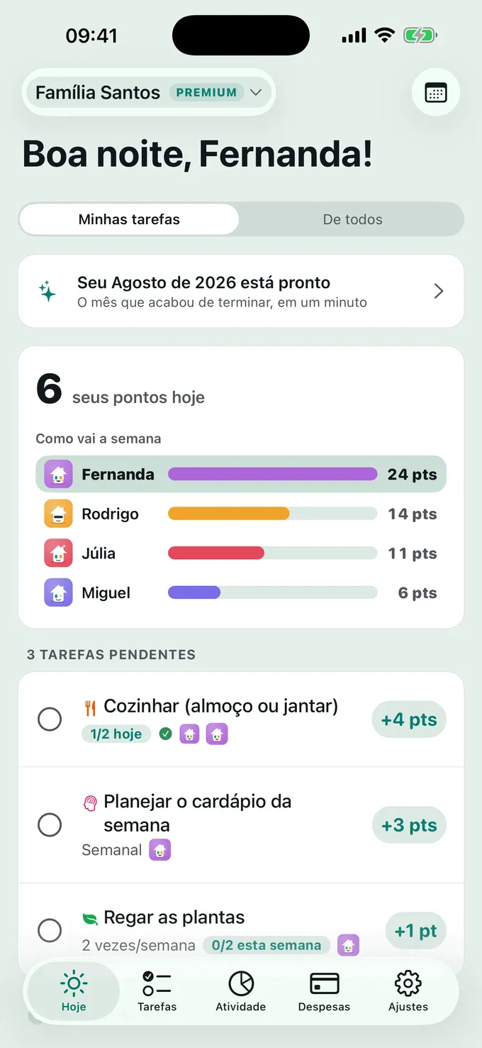 O que tem para hoje?