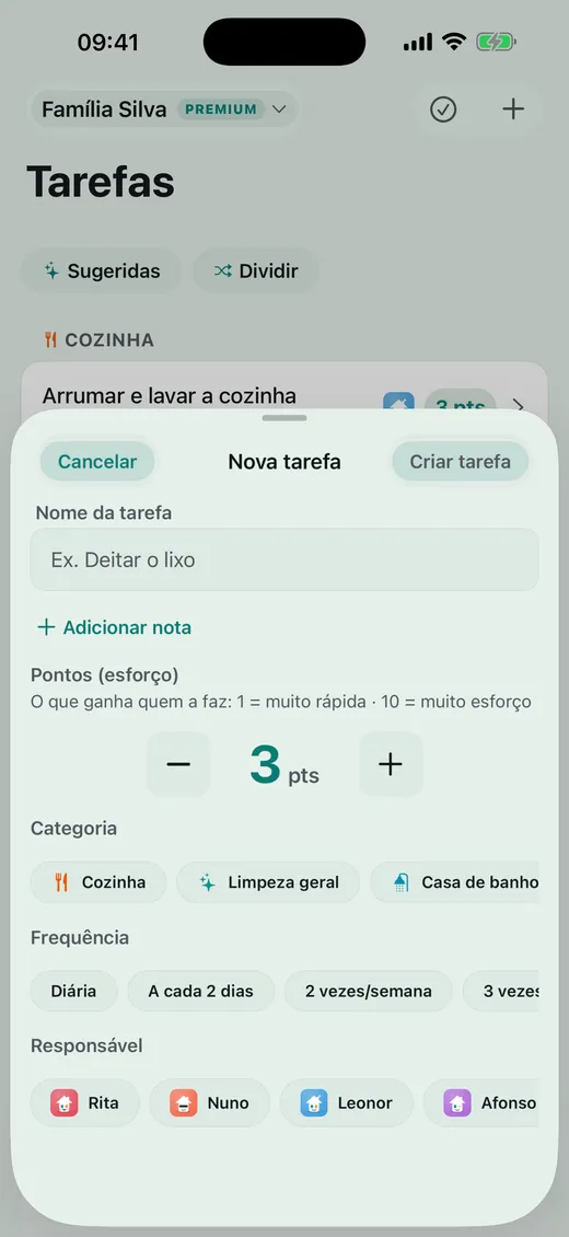 Quanto vale cada tarefa?
