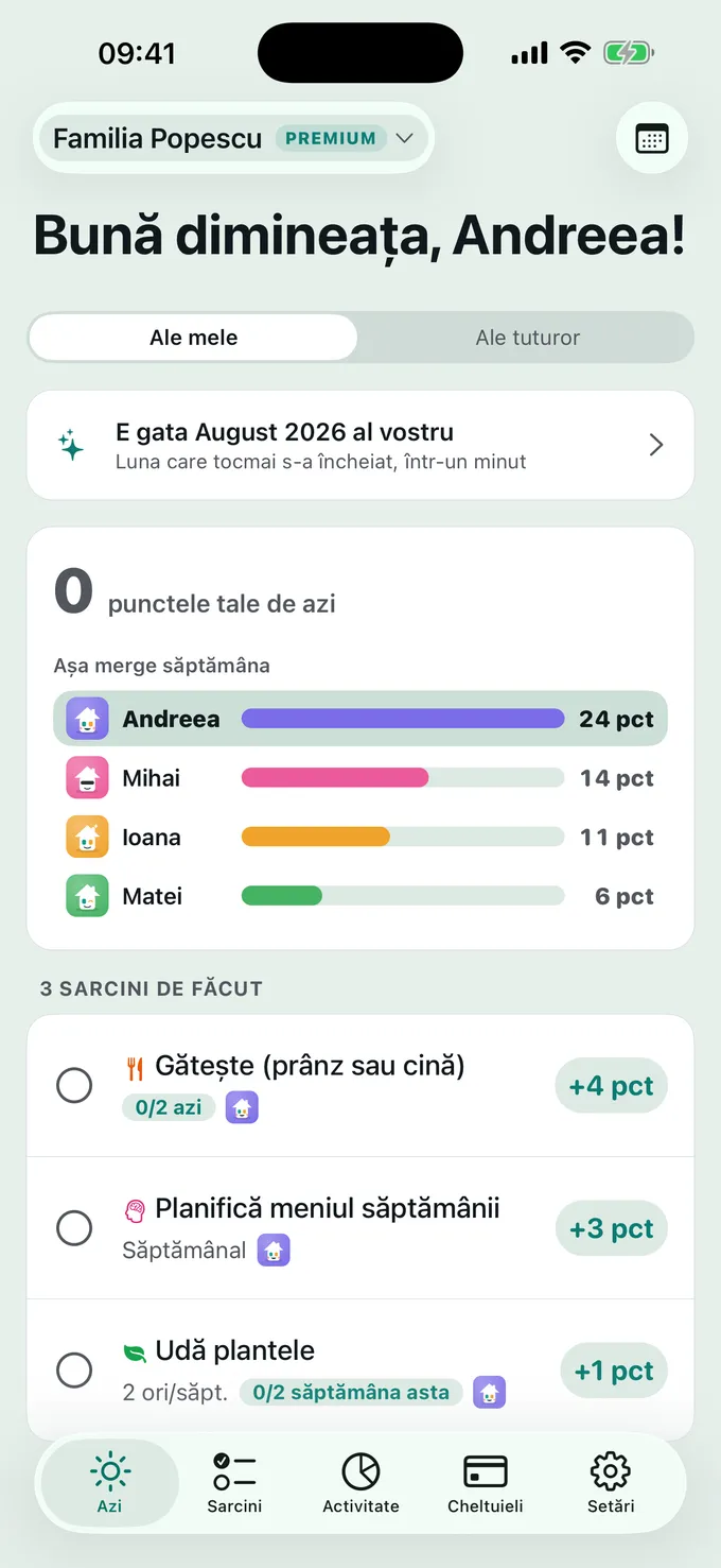 Ce ai de făcut azi?