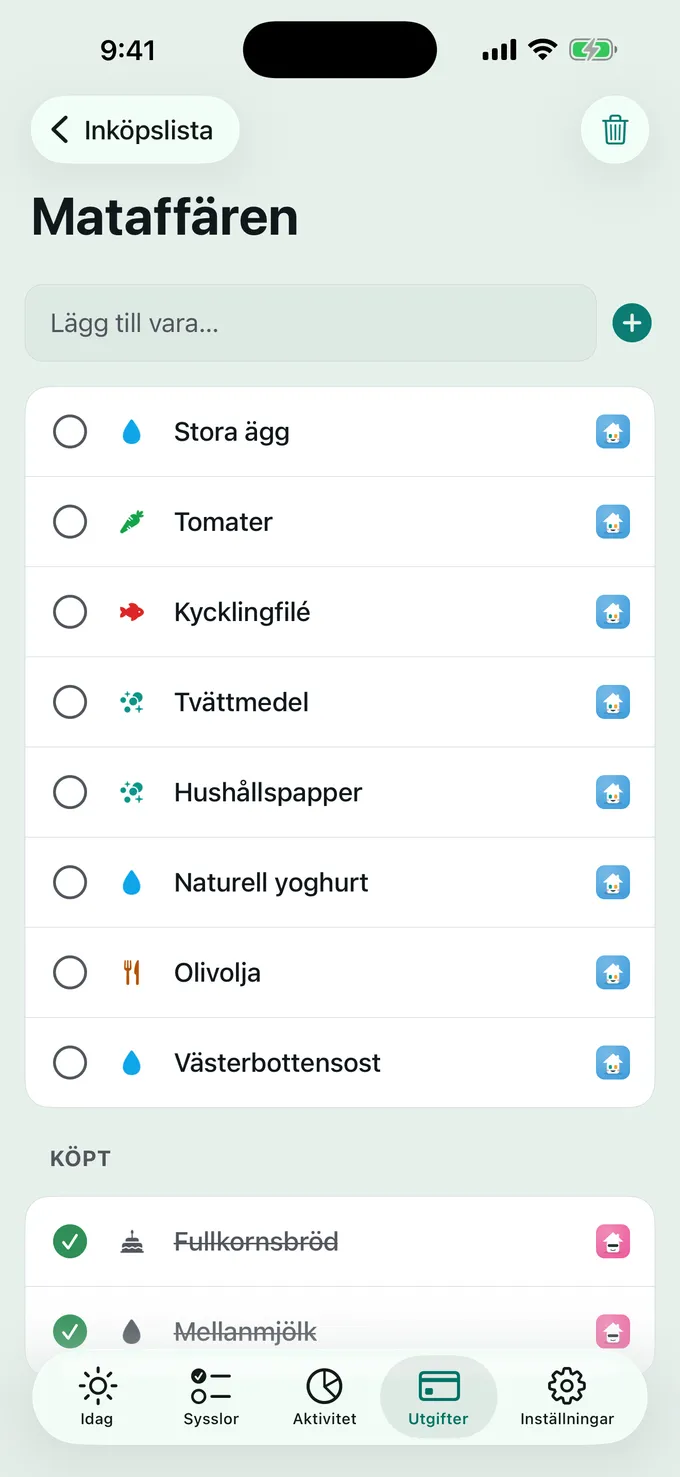 Vem sköter inköpen?