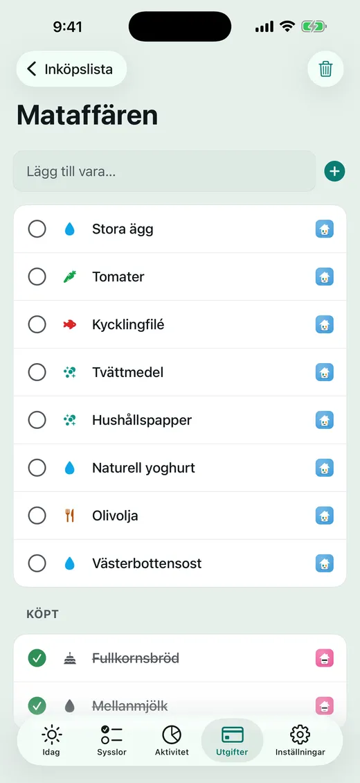 Vem sköter inköpen?