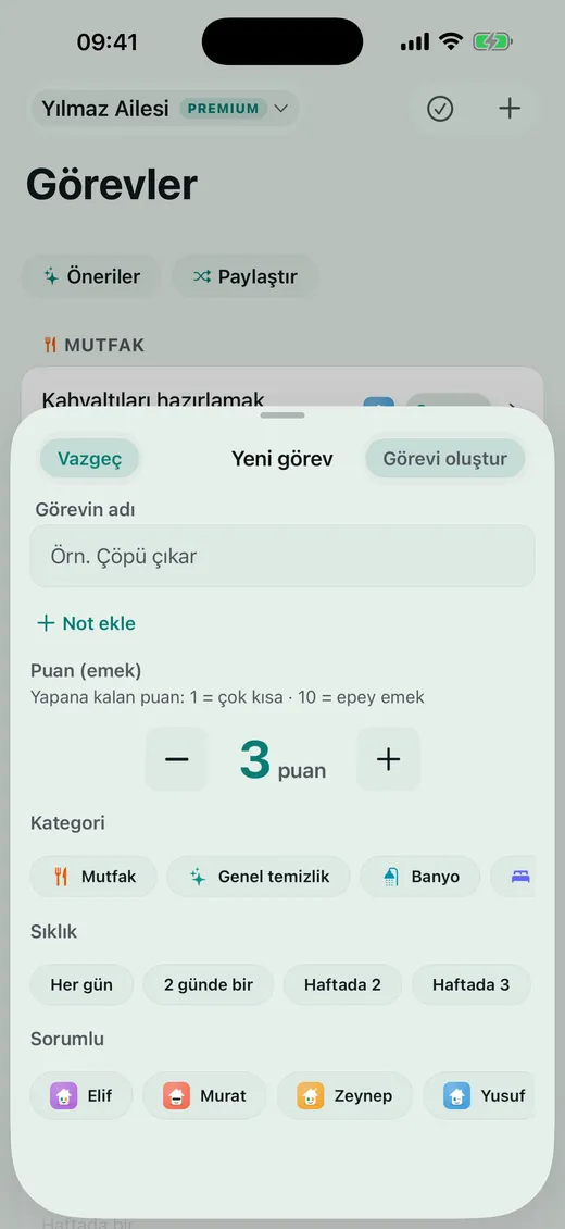Her görev kaç puan eder?