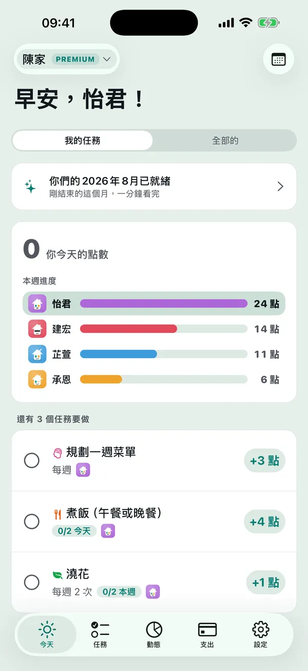 今天,一目了然